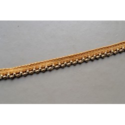 Double Perles d'Or 1 cm