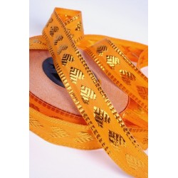 Jaune Indien feuille Or 2 cm