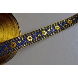 Fleur Bleu Etincelant 2 cm