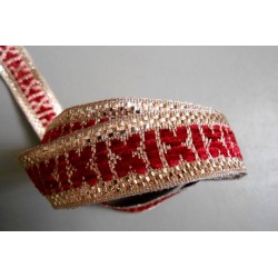 Or & Velours Rouge 2,6 cm