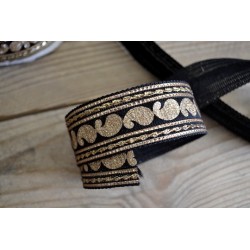 Cajou Velours Noir 3 cm