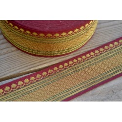 Frise Rouge Vigne 3,8 cm